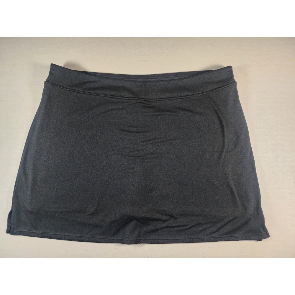 Tranquility by Colorado Clothing XL Skorts 2 PACK LOT Black Floral Athletic Golf - Picture 6 of 7